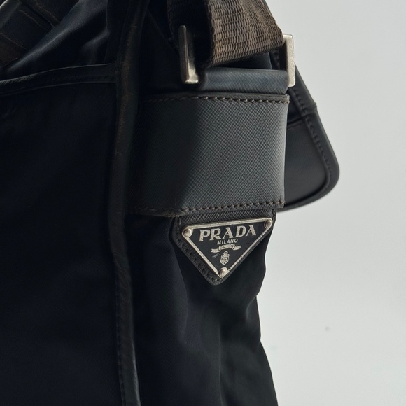 Prada Nylon Messenger Bag – Classic Black - Picture 2 of 9